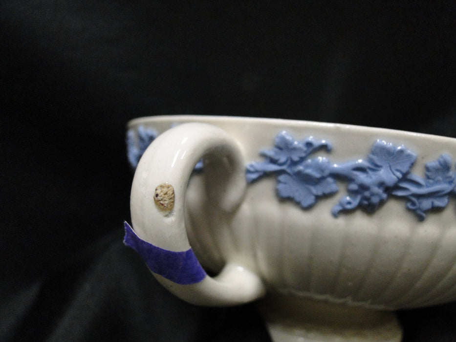 Wedgwood 2804, Edme w/ Lavender / Blue Grapes: Cream Soup Bowl & Saucer