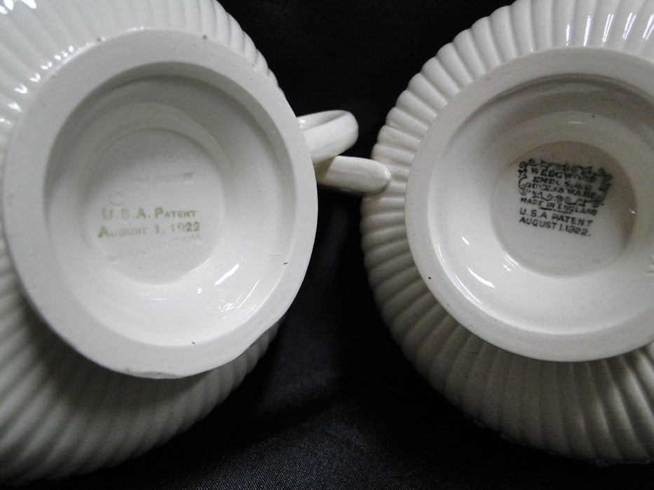 Wedgwood 2804, Edme w/ Lavender / Blue Grapes: Cream Soup Bowl & Saucer