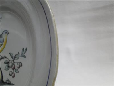 Spode Queen's Bird, Multicolored Bird on Gray: Bread Plate (s), 6"