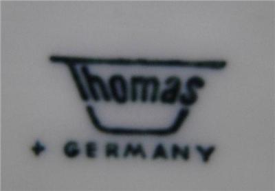 Thomas China Platinum Band, Lanzette Shape: Round Gravy w/ Separate Underplate