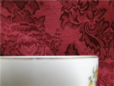 Thun Thu71 Floral Rim & Center, Cream Band: Cup & Saucer Set (s), 2" Tall