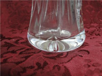 Crystal Flared Top Vase w/ Spinning Stars, 8" Tall  --  MG#223