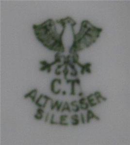 C. Tielsch Altwasser, White w/ Gold Trim: Platter, 17 1/8" x 11 3/4"
