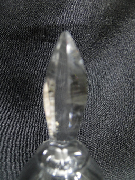 Clear Crystal Bell w/ Cut X's, 4 1/2" Tall, As Is - MG#109