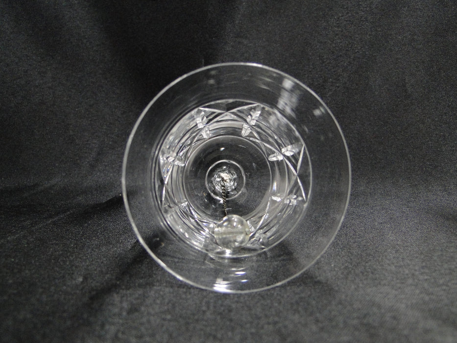 Clear Crystal Bell w/ Cut X's, 4 1/2" Tall, As Is - MG#109