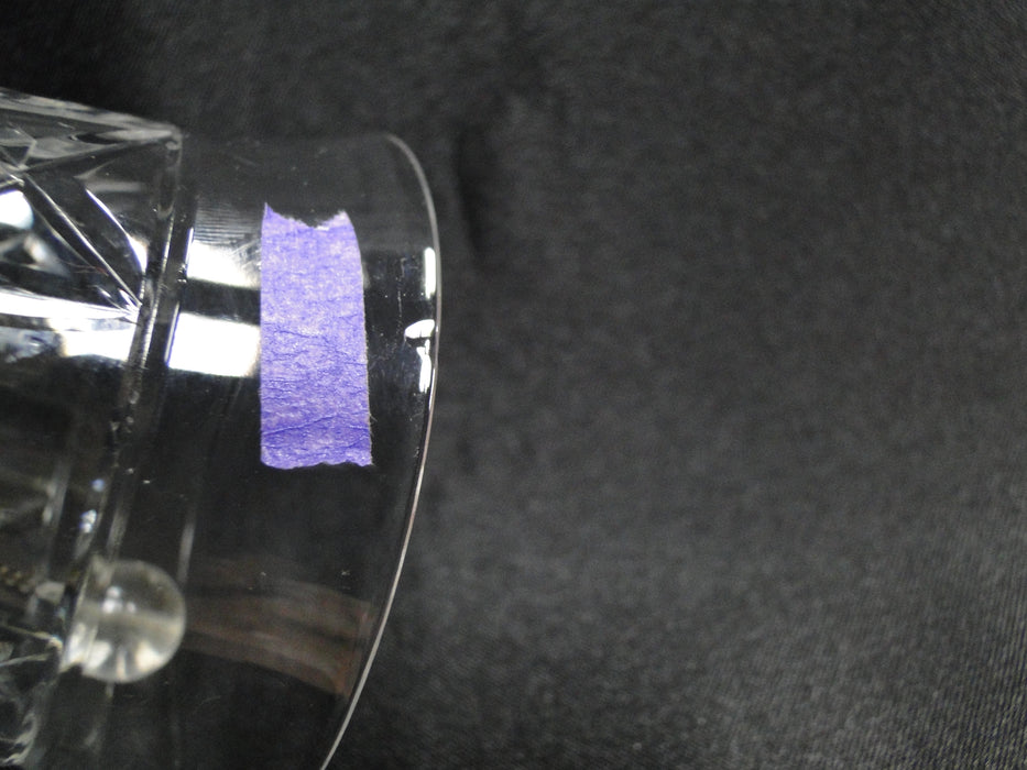 Clear Crystal Bell w/ Cut X's, 4 1/2" Tall, As Is - MG#109