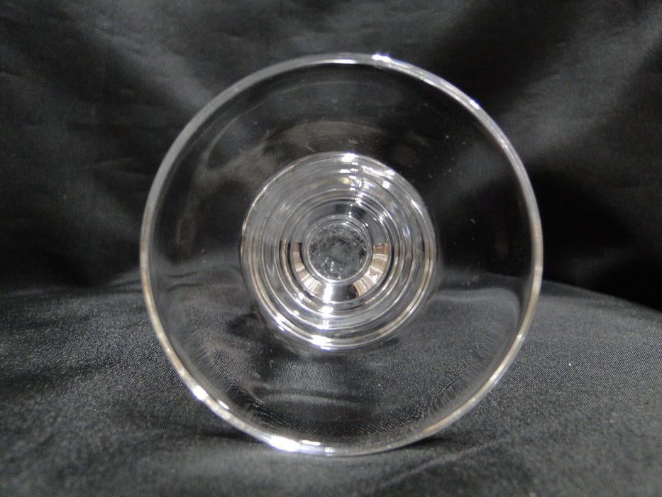 Clear w/ Fan & "X" Cuts: Vase, 8 1/8" Tall, 2 3/8" Top Diameter -- MG#207