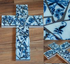 Mosaic Art Class Using Porcelain Plates: Select Your Project