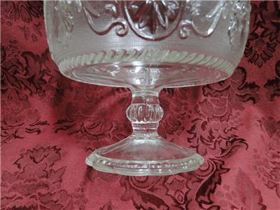 Clear Sandwich Glass: Compote, 6 1/2" x 5 1/2" Tall  -- MG#234