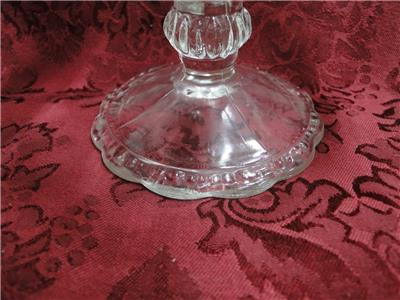 Clear Sandwich Glass: Compote, 6 1/2" x 5 1/2" Tall  -- MG#234