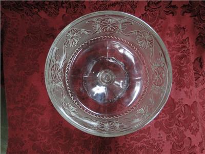 Clear Sandwich Glass: Compote, 6 1/2" x 5 1/2" Tall  -- MG#234