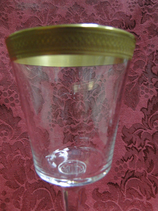 Lenox Georgetown Crystal, Gold Encrusted Trim: Wine Goblet (s), 6 1/2" Tall