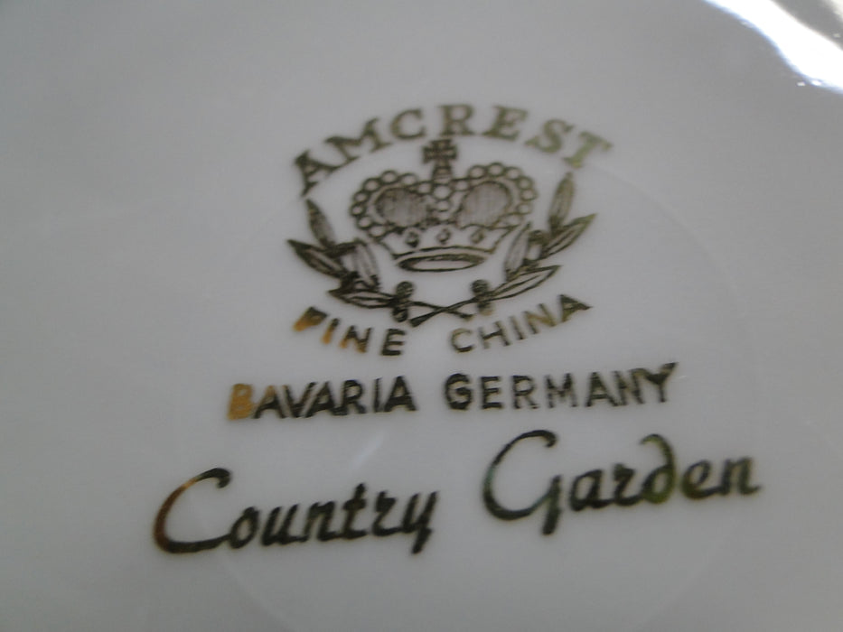 Amcrest Country Garden, Bavaria, Pink & Yellow Roses: Gravy w/ Underplate