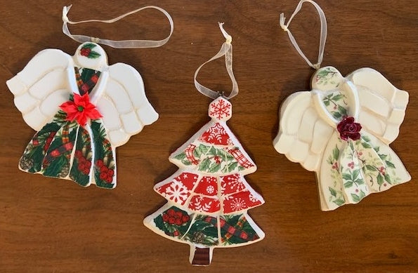 Mosaic Art Class Using Porcelain Plates: Select Your Project