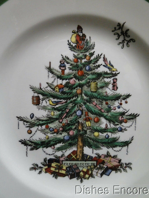 Spode Christmas Tree, Green Trim, England: Salad Plate (s), 7 3/4"