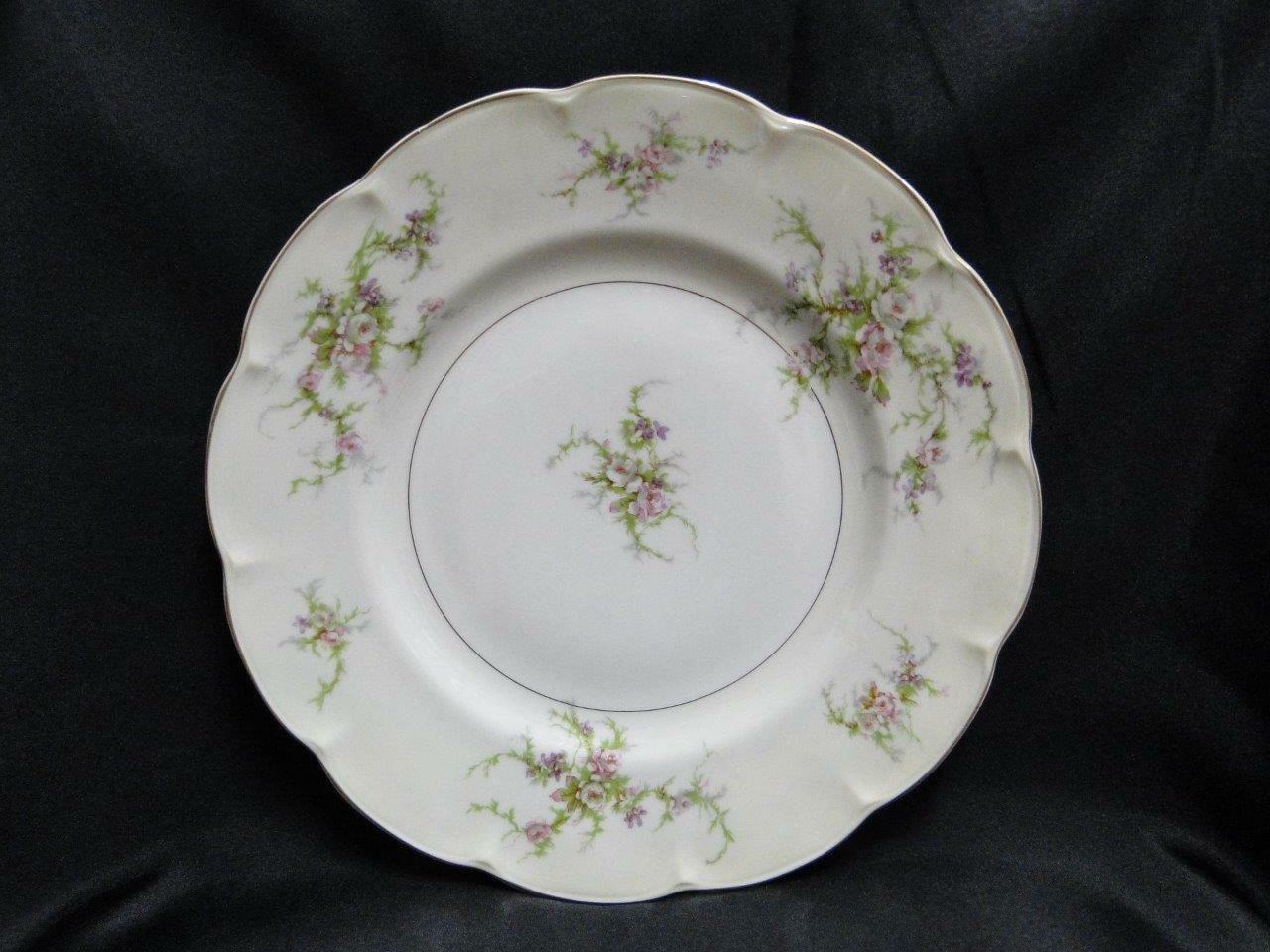 Haviland Rosalinde (France), Floral: Dinner Plate, 10 1/2"