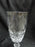 Rogaska Gallia, Gray & Polished Cut Floral Design: Iced Tea, 9 5/8" Tall