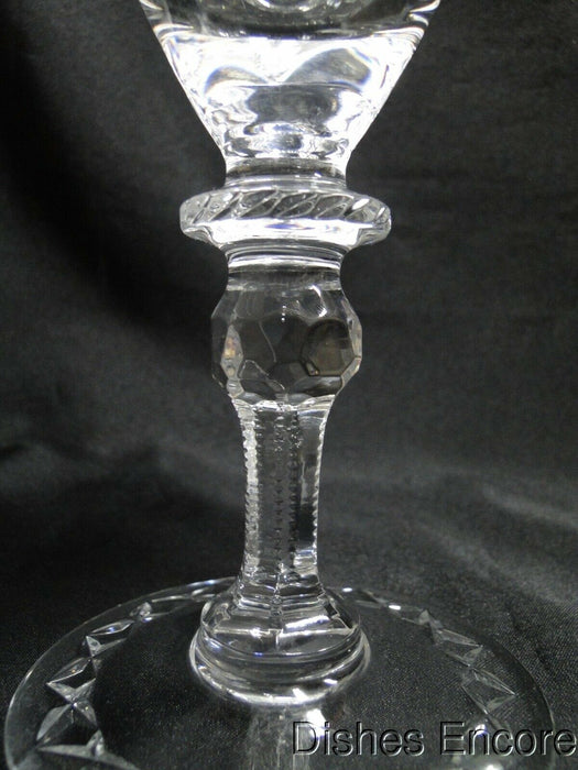 Rogaska Gallia, Gray & Polished Cut Floral Design: Iced Tea, 9 5/8" Tall