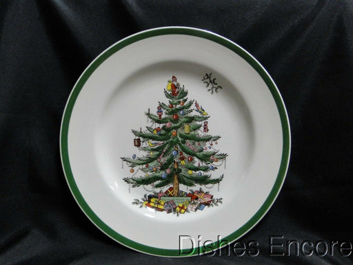 Spode Christmas Tree, Green Trim, England: Dinner Plate (s), 10 3/8"-10 7/8"