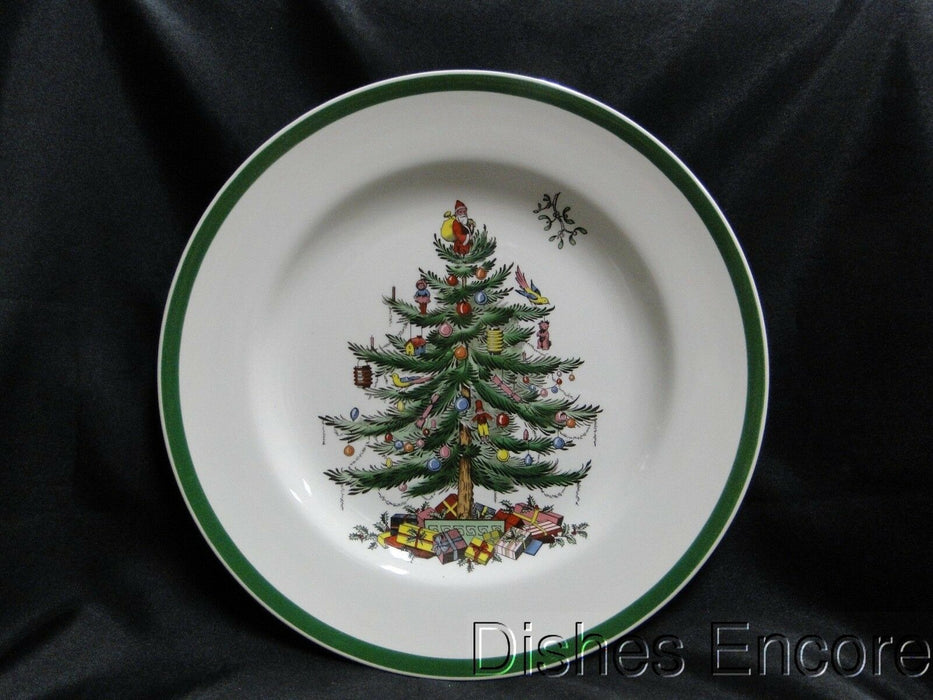 Spode Christmas Tree, Green Trim, England: Dinner Plate (s), 10 3/8" - 10 7/8"