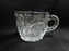 Smith Glass Pinwheel & Stars, Star Base, Pressed Glass: Punch Cup, 2 3/8", Flaw