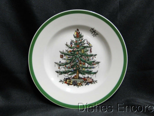 Spode Christmas Tree, Green Trim, England: Salad Plate (s), 7 3/4"