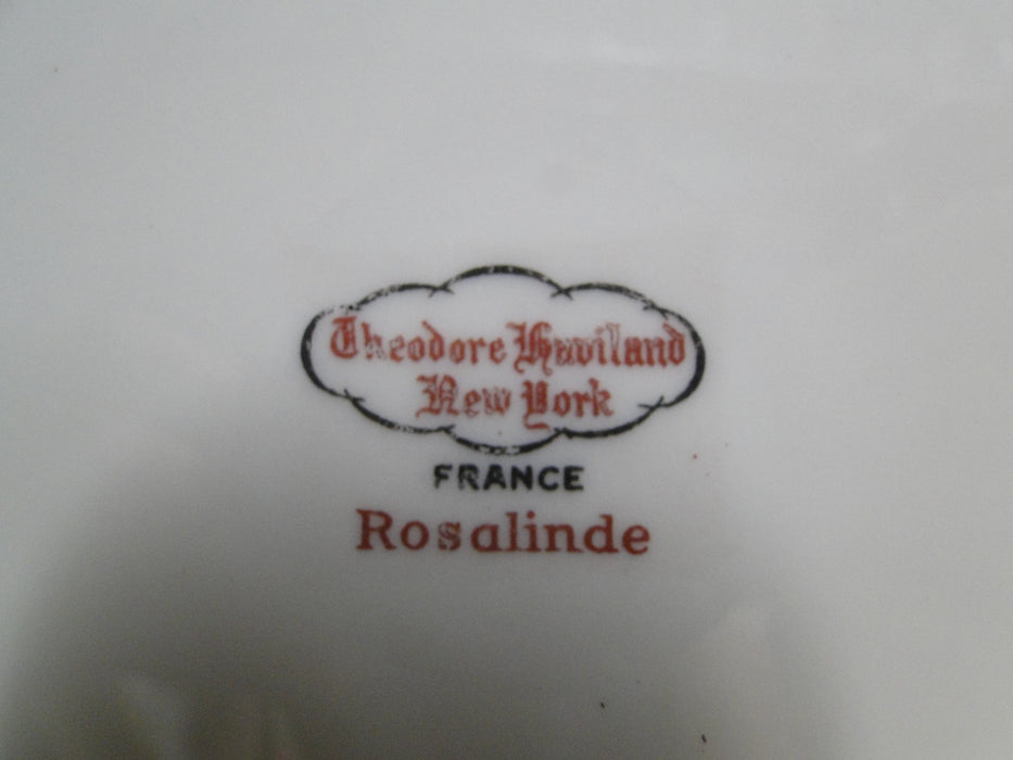 Haviland Rosalinde (France), Floral: Dinner Plate, 10 1/2"