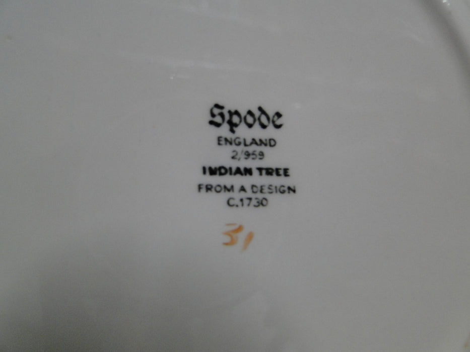 Spode Indian Tree Orange Rust: Salad Plate (s), 7 3/4"