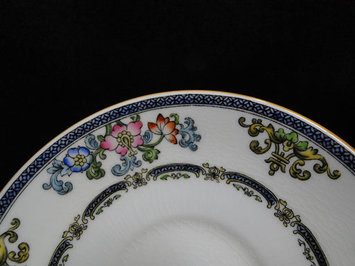 Minton B898, Blue Bands, Florals, Smooth: 5 3/4" Saucer (s) Only, Crazing