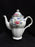 Royal Doulton Booths Floradora, Scalloped, Gold Trim: Coffee Pot & Lid, 8 7/8"
