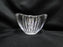 Marquis by Waterford Clear w/ Ridges, No Trim: Wavy Bowl, 4 1/4" x 2 3/4"