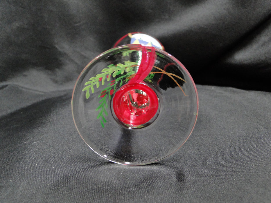 Block 12 Days of Christmas: "12 Drummers" Water or Wine Goblet, 9 1/8"