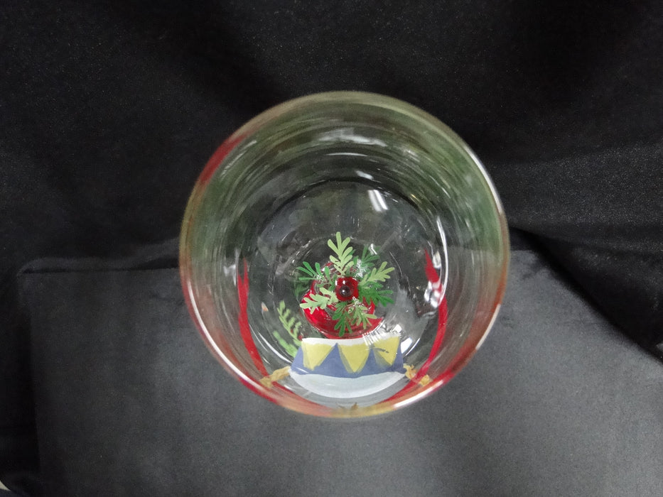 Block 12 Days of Christmas: "12 Drummers" Water or Wine Goblet, 9 1/8"