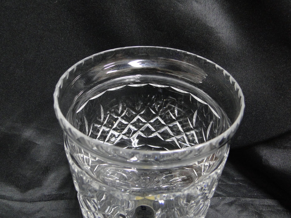 Royal Doulton Crystal: Biscuit Barrel / Candy Jar / Canister w/ Lid, 7", Sticker