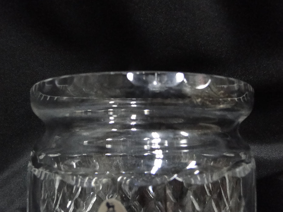 Royal Doulton Crystal: Biscuit Barrel / Candy Jar / Canister w/ Lid, 7", Sticker