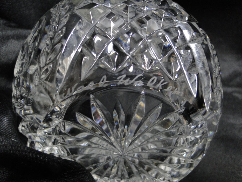 Waterford Crystal Times Square: 2001 Round Box & Lid, Hope for Abundance
