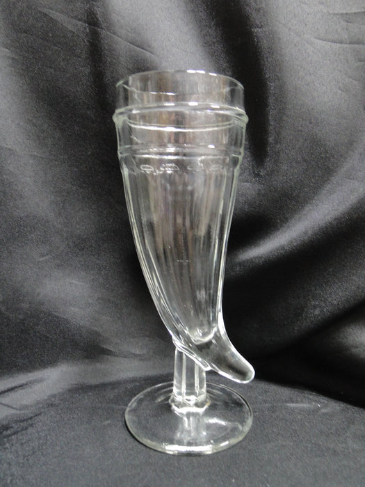 Tiara Powder Horn Clear: Pilsner / Beer Glass, 8 1/8" Tall