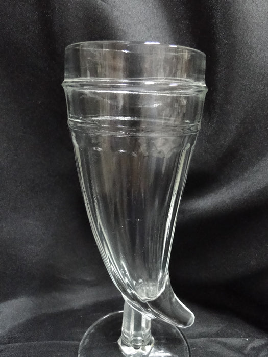 Tiara Powder Horn Clear: Pilsner / Beer Glass, 8 1/8" Tall