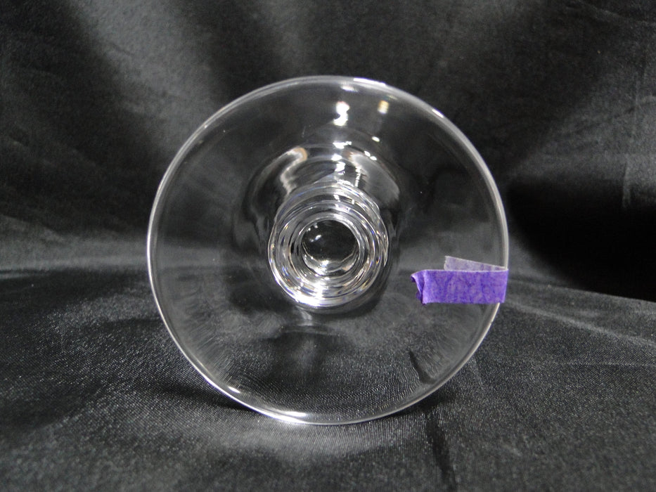 Val St. Lambert State Plain, Clear w/ Wafer Stem: White Wine, 5 1/8", Nick