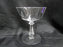 Val St. Lambert Walton, Faceted Stem: Champagne Sherbet (s), 4 3/4" Tall, As Is