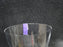Val St. Lambert Walton, Faceted Stem: Champagne Sherbet (s), 4 3/4" Tall, As Is