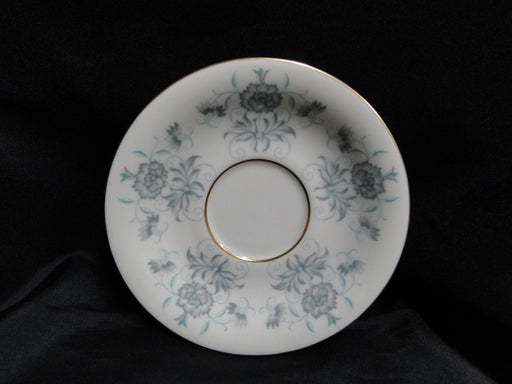 Castleton Caprice, Gray Flowers, Gold Trim: 5 7/8" Saucer (s) Only, No Cup