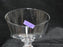 Val St. Lambert Walton, Faceted Stem: Champagne Sherbet (s), 4 3/4" Tall, As Is
