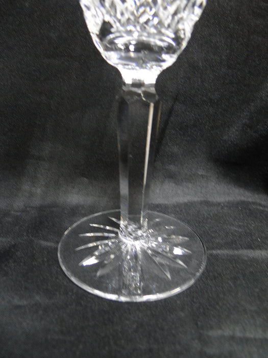 Waterford Crystal Maeve, Vertical & Criss Cross Cuts: Claret Wine, 6 1/2", As Is