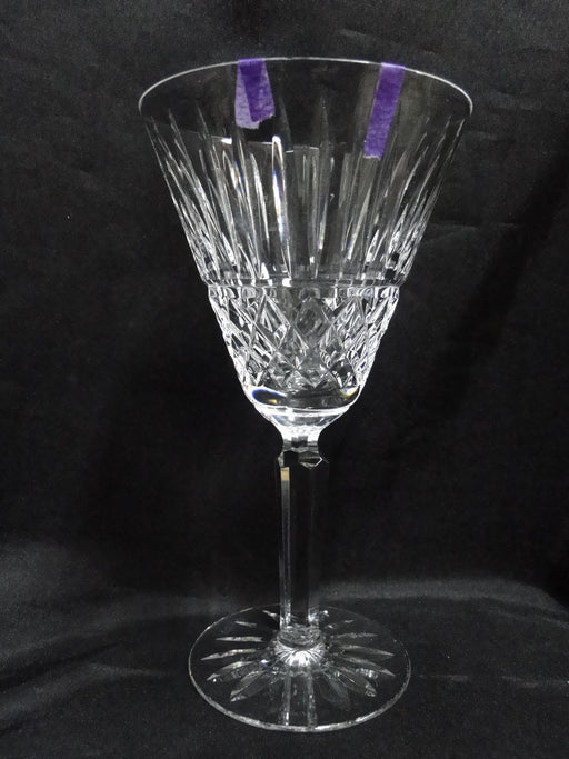 Waterford Crystal Maeve, Vertical & Criss Cross: Water or Wine Goblet, As Is
