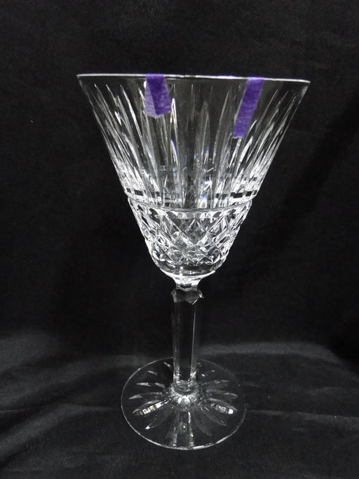 Waterford Crystal Maeve, Vertical & Criss Cross: Water or Wine Goblet, As Is
