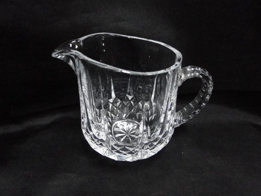 Cristal d'Arques Longchamps, Vertical & Diamond Cuts: Creamer, 3 1/4" Tall