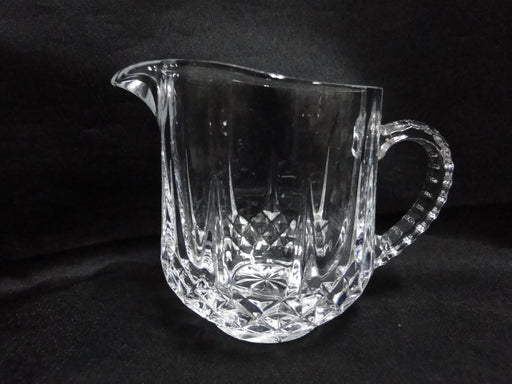 Cristal d'Arques Longchamps, Vertical & Diamond Cuts: Creamer, 3 1/4" Tall