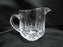 Cristal d'Arques Longchamps, Vertical & Diamond Cuts: Creamer, 3 1/4" Tall