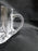 Cristal d'Arques Longchamps, Vertical & Diamond Cuts: Creamer, 3 1/4" Tall